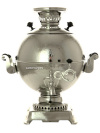 Электрический самовар 5 литров шар \"Серебро\" с автоматическим отключением арт. 159679к