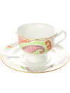 Чашка с блюдцем чайная форма \"Айседора\", рисунок \"Мариенталь фиолетовый\", Императорский фарфоровый завод