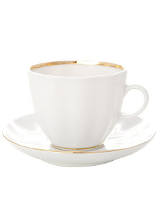 Кофейная чашка с блюдцем форма \"Тюльпан\" рисунок \"Белоснежка\", Императорский фарфоровый завод