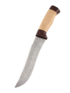 Разделочный кованый нож \"Клык\" сталь ЭИ-107 (ножны и сумка), Златоуст