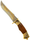 Сувенирный нож \"Клык\" в кожаных ножнах, Златоустовский подарок